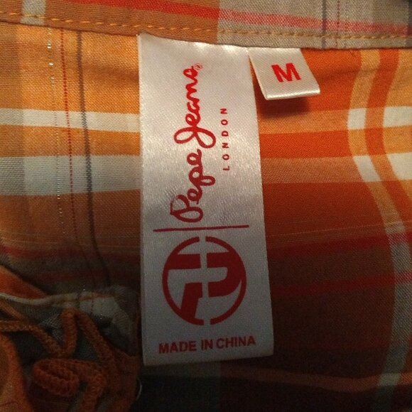 Plaid Button Down Tunic Top - Picture 4 of 4